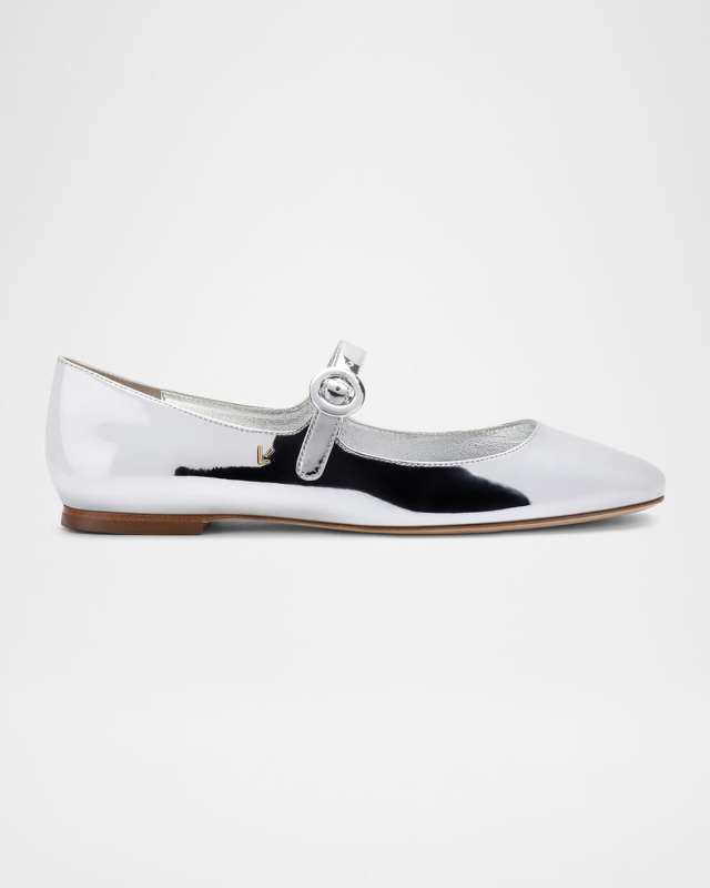Blair Metallic Mary Jane Ballerina Flats